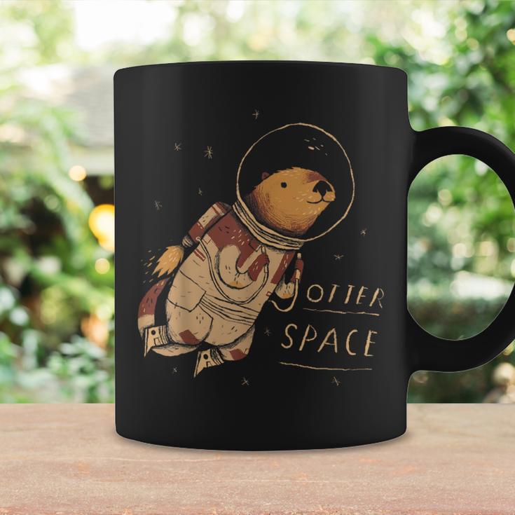 Otter Space Space Otter Otter Word Cute Otter Tassen Geschenkideen