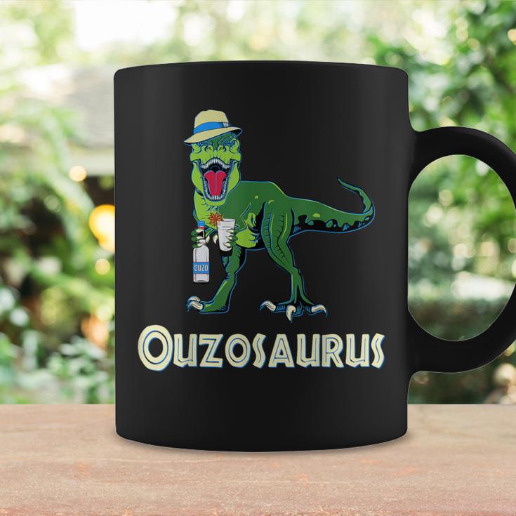 Ouzosaurus Tyrannosaurus Ouzo Dinosaur Ouzotrinker Rex Tassen Geschenkideen