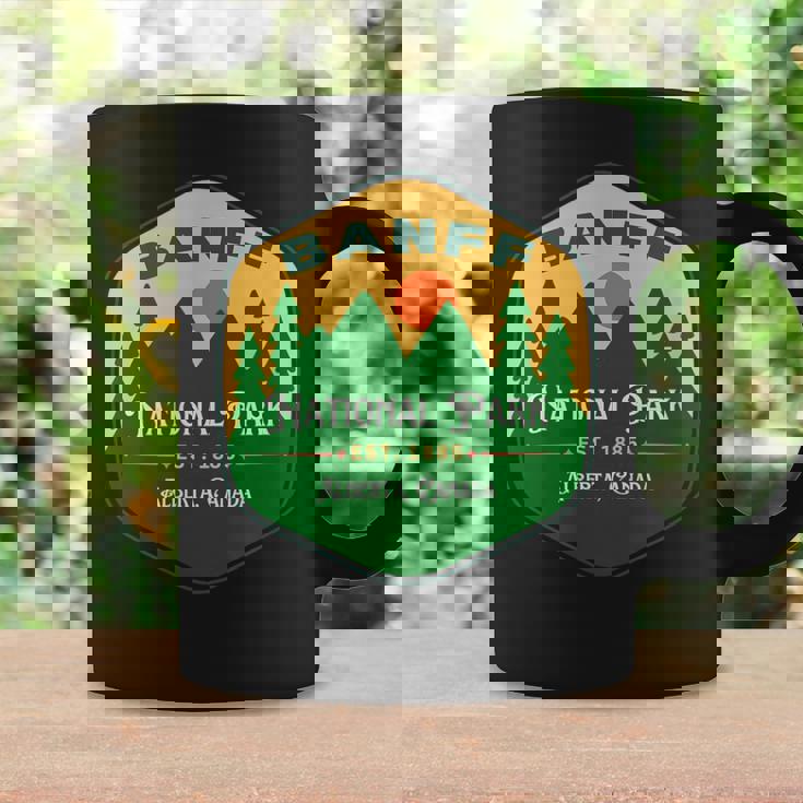 Parque Nacional Banff Alberta Canadá Est 1885 Taza de café Ideas de regalos