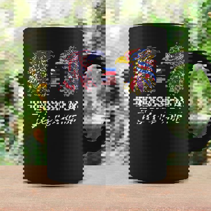 Philippine American Flag Eagles Friendship Coffee Mug Gifts ideas