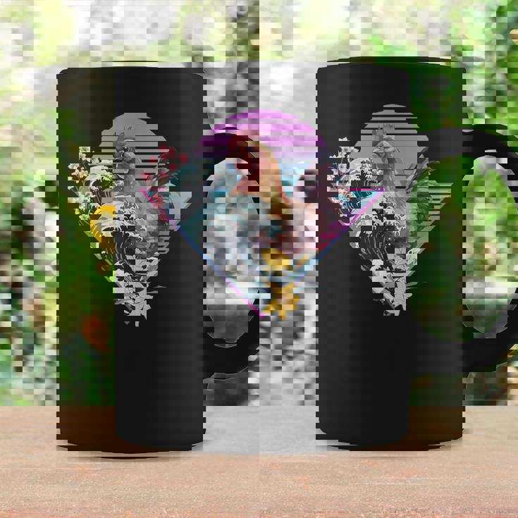 Pollo Japonés Gran Ola Kanagawa Japón Arteintage Taza de café Ideas de regalos
