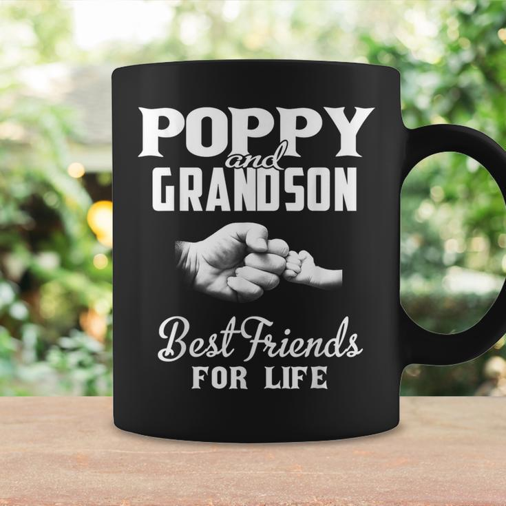 Poppy And Grandson Best Friends For Life Grandpa Men Coffee Mug Gifts ideas