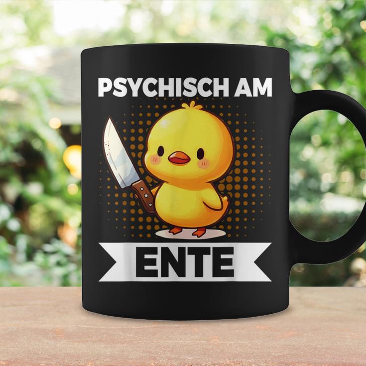 Psychisch Am Ente Duck Slogan Tassen Geschenkideen