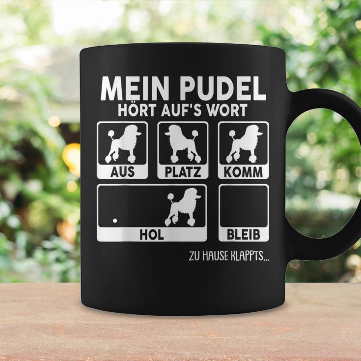 Pudel Mein Hund Hört Auf S Wort Dog Joke Dog Tassen Geschenkideen