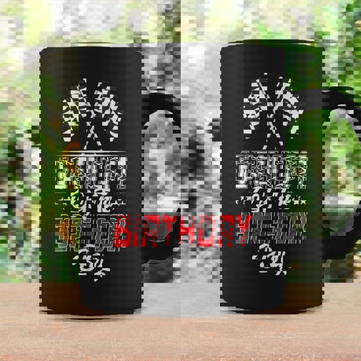 Race Car Grandpa Of The Birthday Boy Racing Family Pit Crew Coffee Mug Gifts ideas