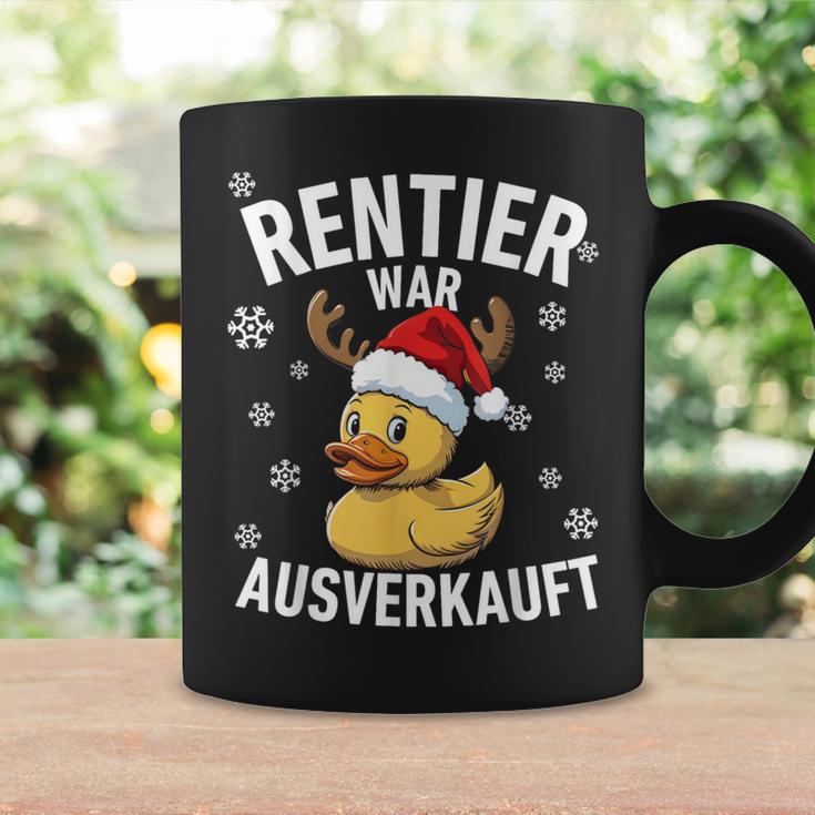 Reindeer Was Ausverkauft Duck Christmas Slogan Tassen Geschenkideen