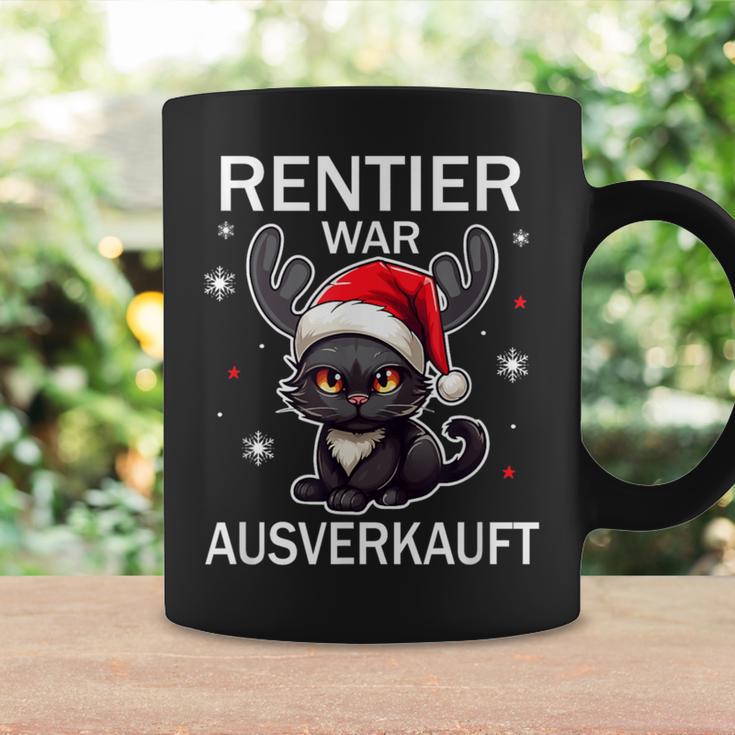 Rentier War Ausverkauft Lustiges Katzen Weihnachts Tassen Geschenkideen