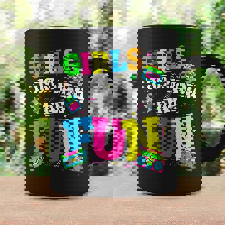 Retro 80'S Girls Just Wanna Have Fun 1980S Girls Coffee Mug Gifts ideas