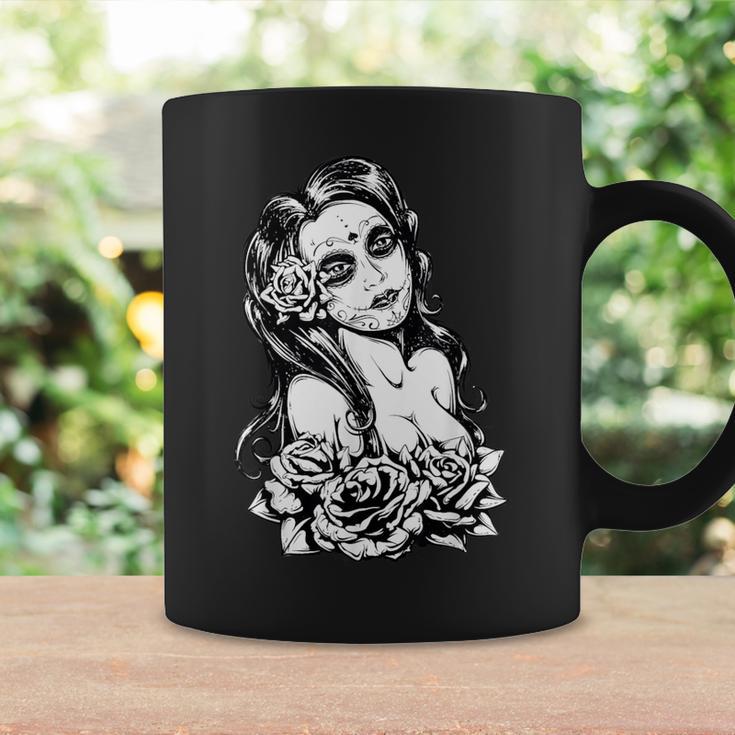 Retro Catrina I Retro Dia De Muertos I La Santísima Muerte Tassen Geschenkideen