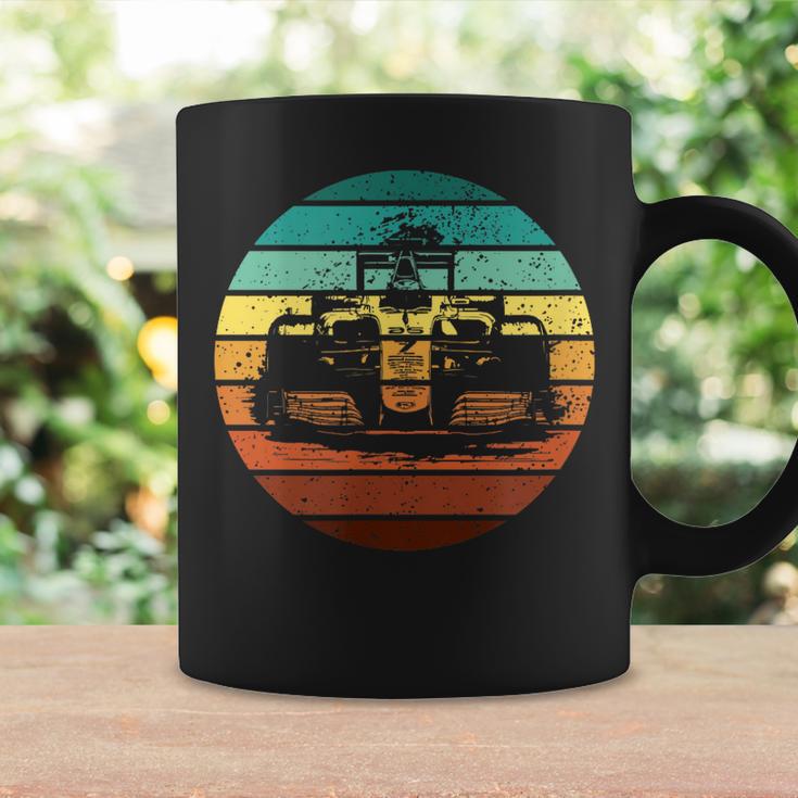 Retro Formula 1 Racing Car Sunset Tassen Geschenkideen