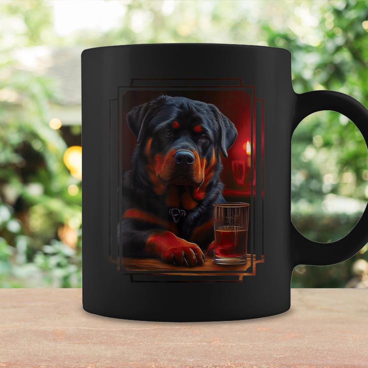 Rottweiler In Pub I Drinking Dog I Dog Bar Rottweiler Tassen Geschenkideen