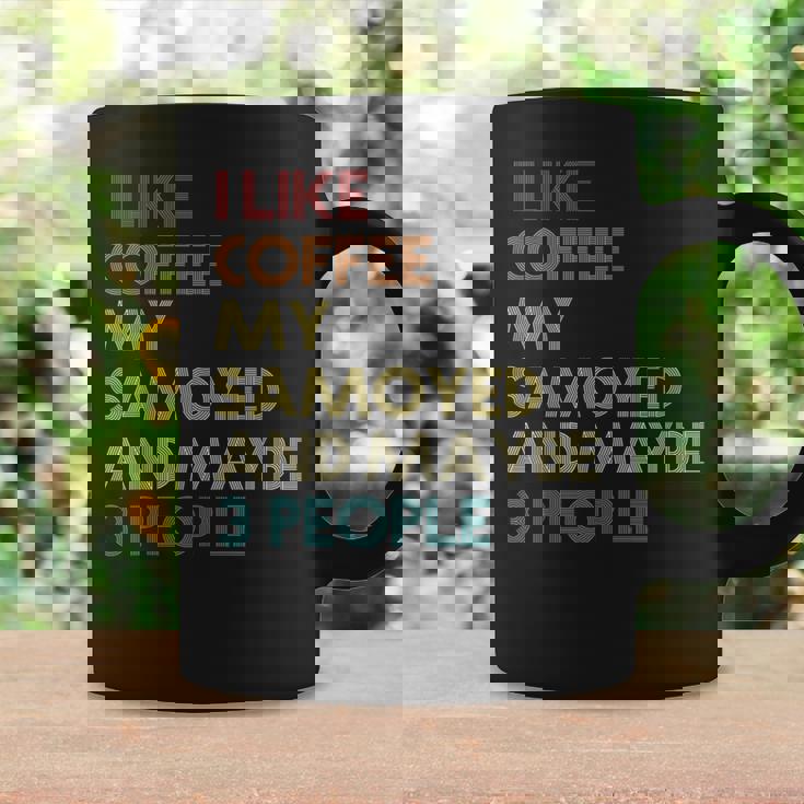 Samoiedo Cane Samoyed Dog Caffèintage Retro Tazze Ideas de regalos