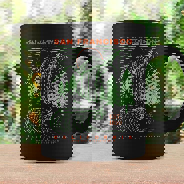 San Francisco California Cool Souvenir Rústico San Francisco Taza de café Ideas de regalos