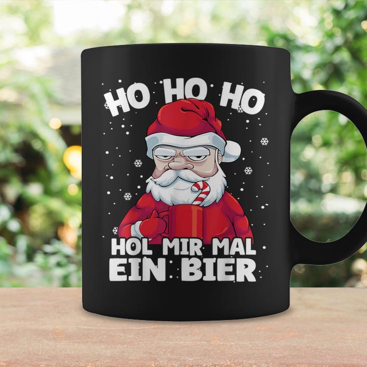 Santa Claus Beer Christmas Ho Ho Hol Mir Mal Ein Bier Tassen Geschenkideen