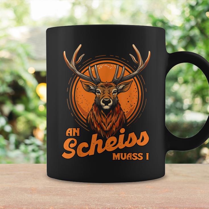 An Scheiss Muass I Deer Suit Costume Oktoberfest Tassen Geschenkideen