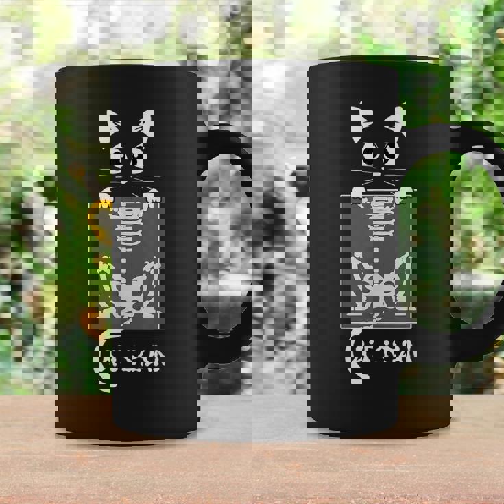 Scheletro Cat Scan Ct Scaning Divertente X Ray Pun Meme Rad Tech Tazze Ideas de regalos