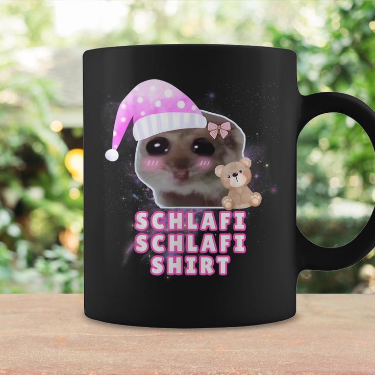 Schlafi Schlafi Sad Hamster Meme Tassen Geschenkideen