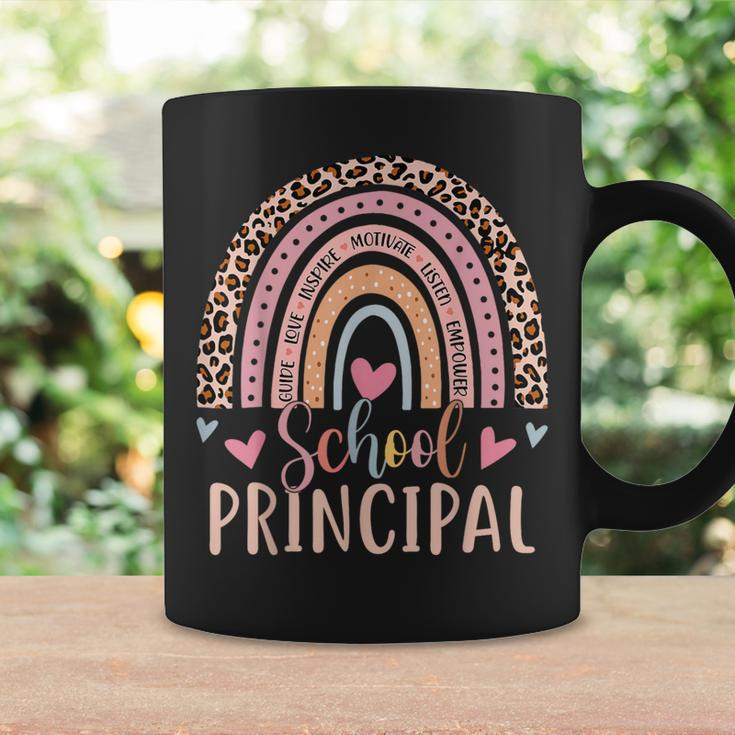 School Principal Rainbow Leopard School Principal Coffee Mug Gifts ideas