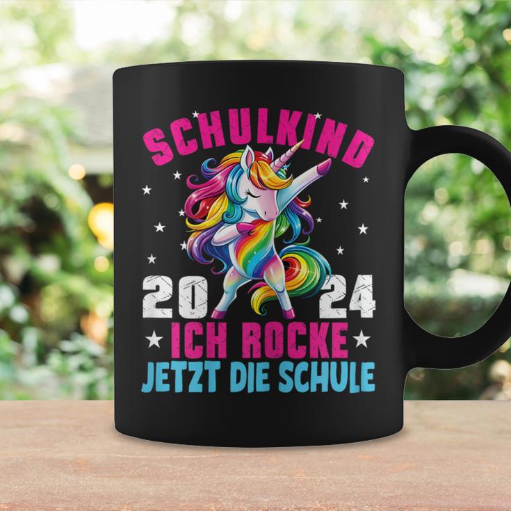 Schulkind 2024 Dabbing Unicorn I Rocke Jetzt Die Schule Tassen Geschenkideen