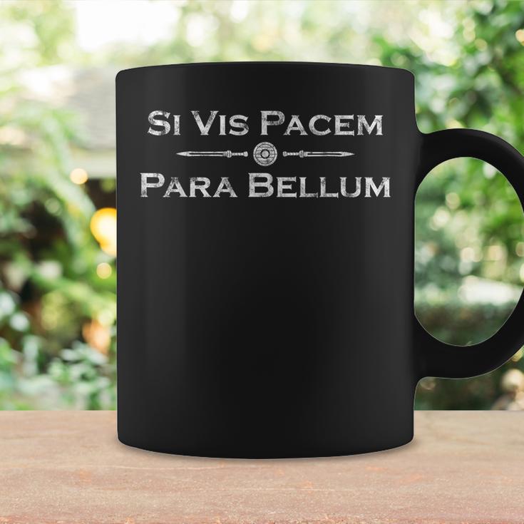 Siis Pacem Para Bellum Latin Proverbs Tassen Geschenkideen