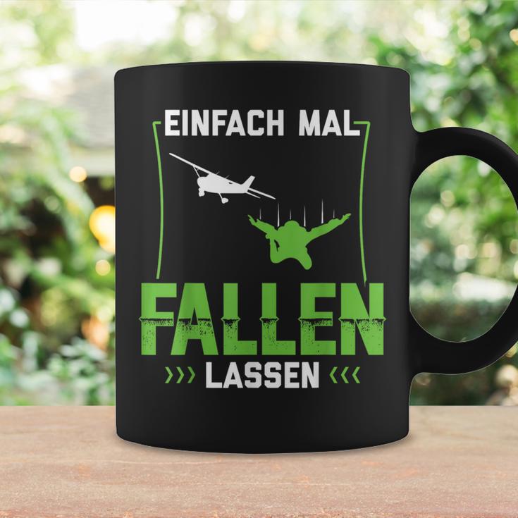 Skydive Parachute Jumping Einfach Mal Fallen Simply Fall Tassen Geschenkideen