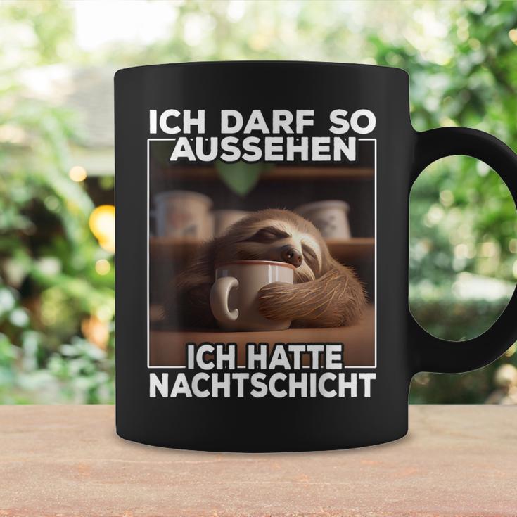 With Sloth I Ich Kann So Sehen Ich Hatte Nightshift Tassen Geschenkideen