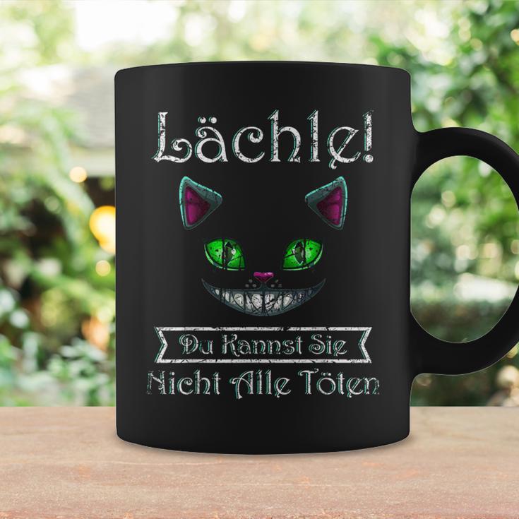 Smile Du Kannst Sie Nicht Alle Töten Cheshire Cat Tassen Geschenkideen