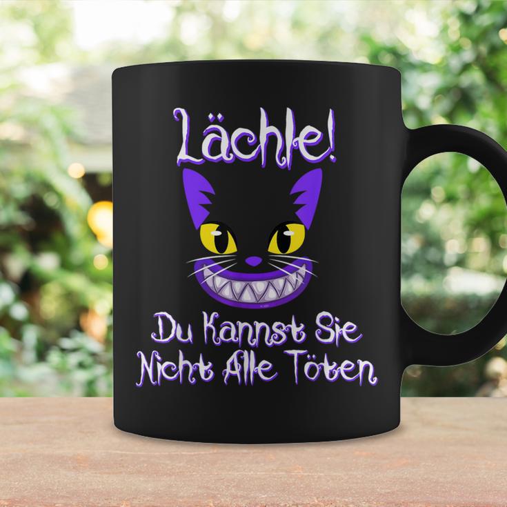 Smile Du Kannst Sie Nicht Alle Töten Grin Cat Fan Tassen Geschenkideen