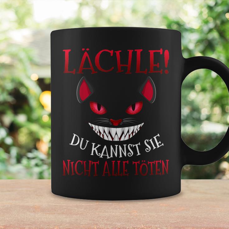 Smile Du Kannst Sie Nicht Alle Töten Grinse Cat Tassen Geschenkideen