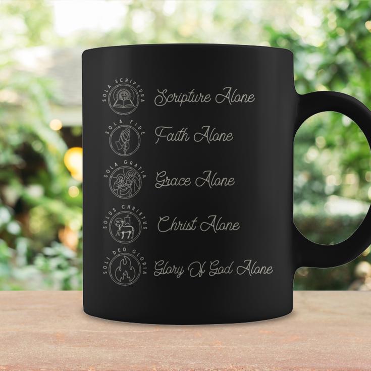 Sola Scriptura Protestant Christian Reformation 5 Solas Coffee Mug -  Monsterry