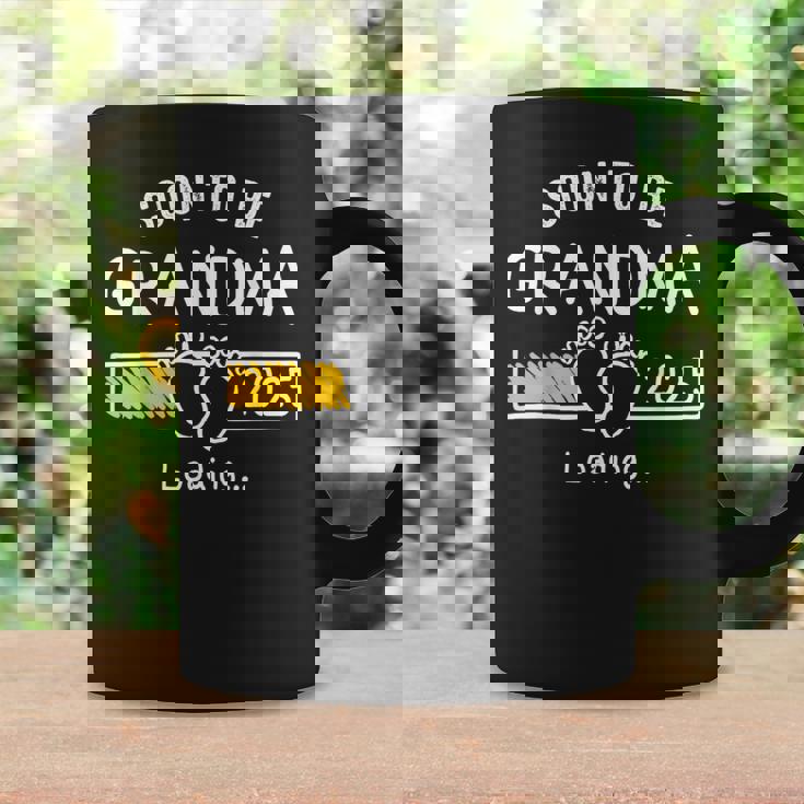 Soon To Be Grandma 2025 Loading Promoted To Grandma 2025 Coffee Mug Gifts ideas