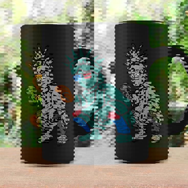 Statue Of Liberty Baseball Player 4Th Of July Sport American Coffee Mug Gifts ideas