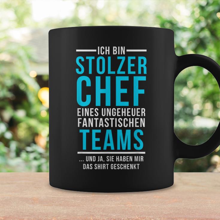 Stolzer Chef Eines Fantastische Teams Saying Tassen Geschenkideen