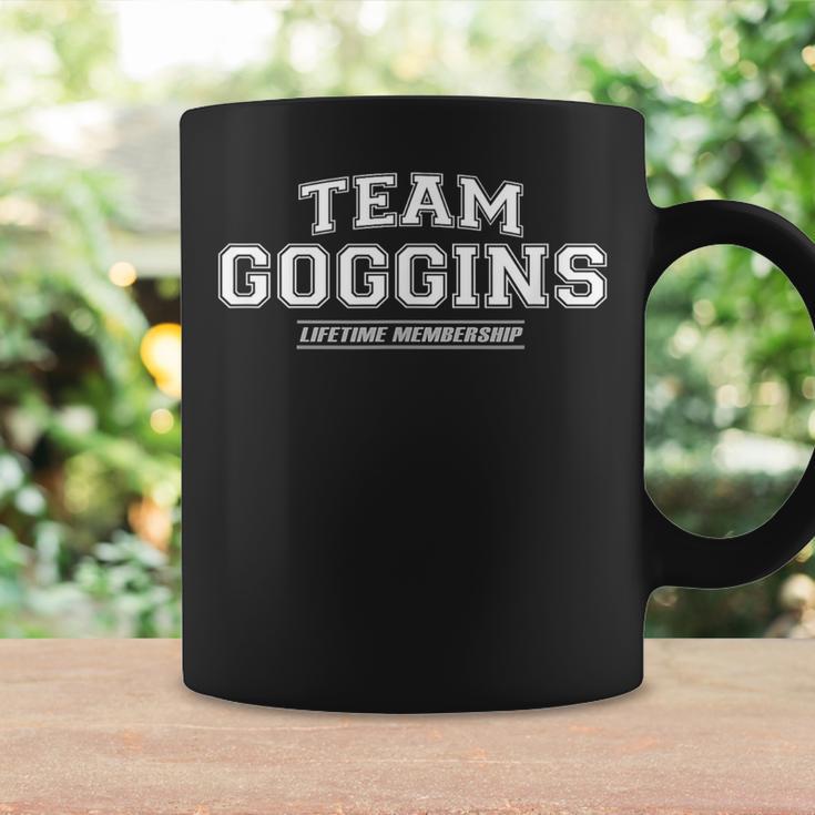 Team Goggins Proud Surname Tassen Geschenkideen