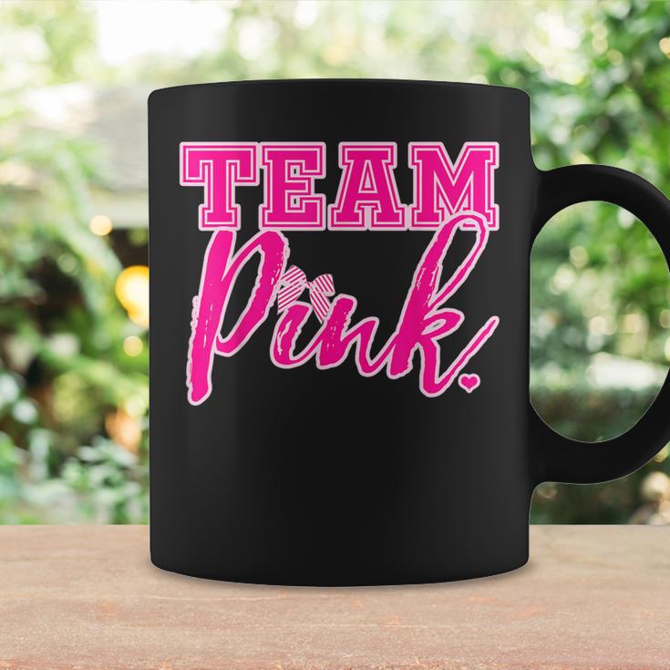 Team Pink Gender Reveal Team For Girls Tassen Geschenkideen