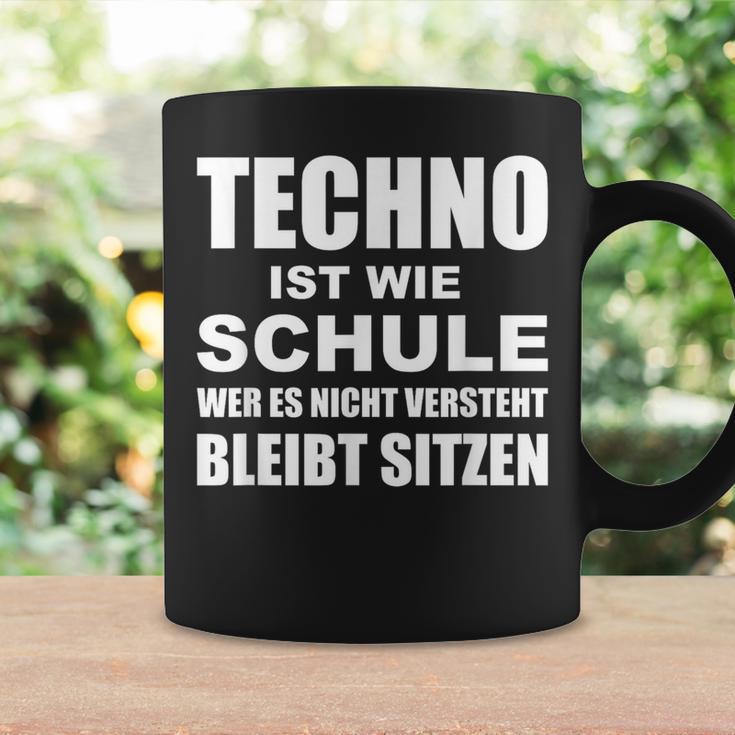 Techno Ist Wie Schule Rave Tassen Geschenkideen