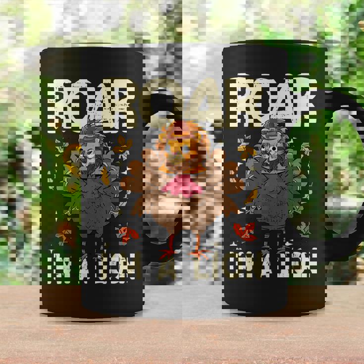 Thanksgiving Fake Lion Thanksgiving Turkey Lion Coffee Mug Gifts ideas