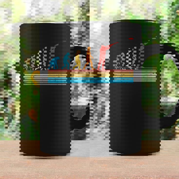 Tiro Al Plato Evolución Retro Trampa Para Tiro Al Plato Taza de café Ideas de regalos