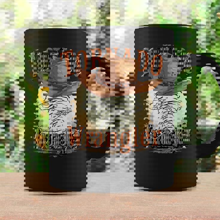Tornado Wrangler Cowboy Wrangler Cowboy Hat Kid Coffee Mug Gifts ideas
