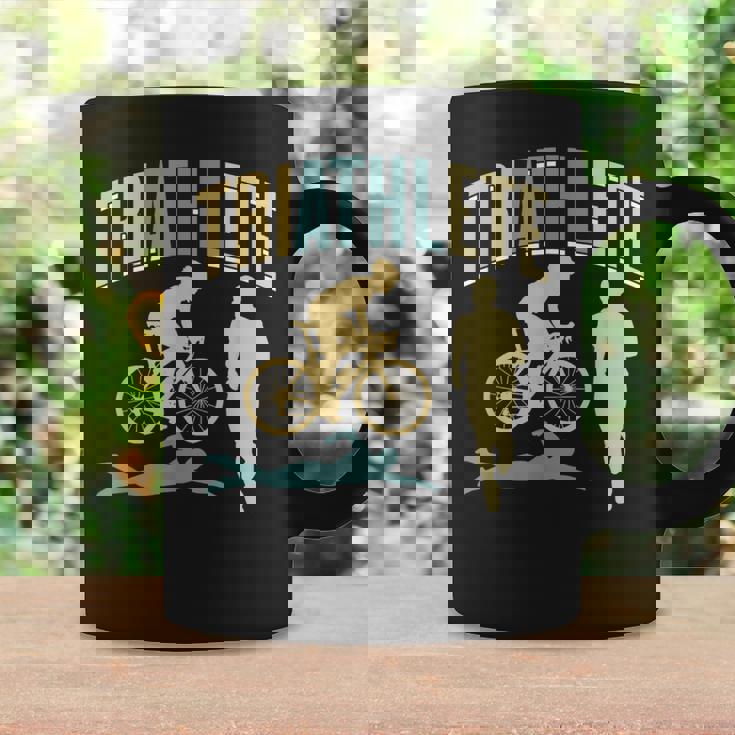 Triatleta Triatlones Triatlón Deportes Taza de café Ideas de regalos