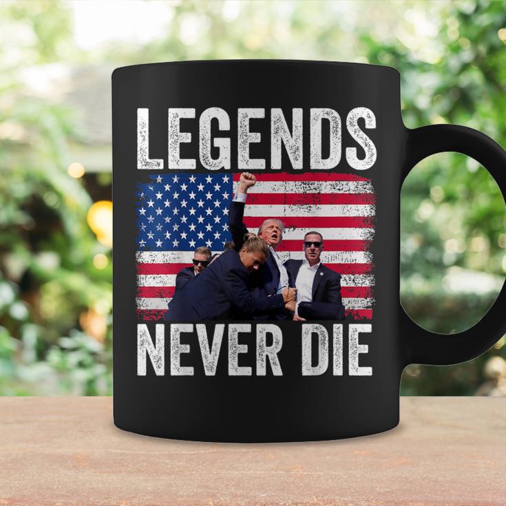 Trump Legends Never Die Trump Assassination Red Tassen Geschenkideen