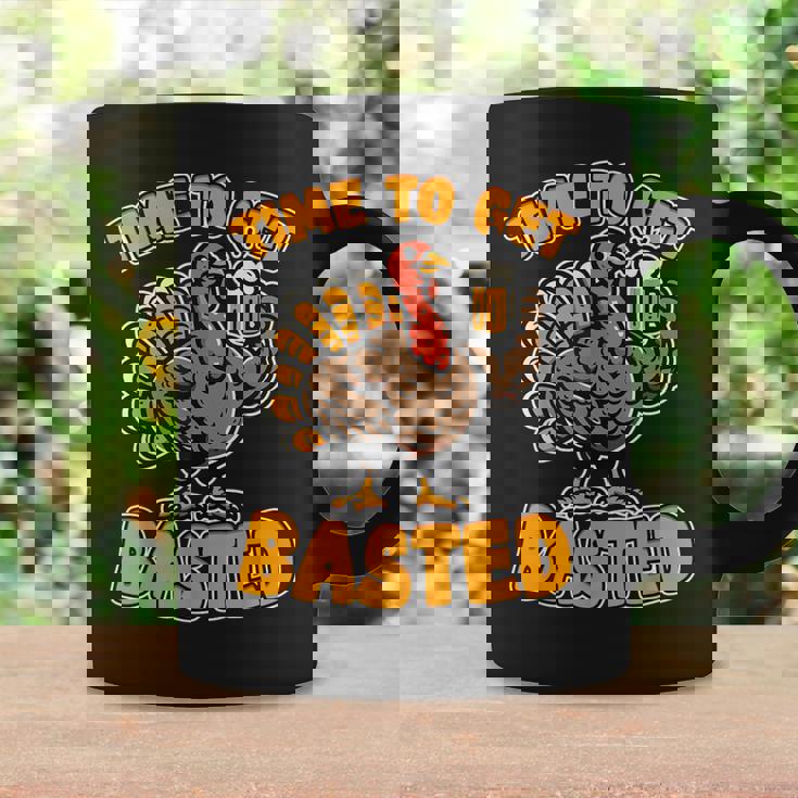 Turkey Time Get Basted Thanksgiving Thanks Giving Coffee Mug Gifts ideas