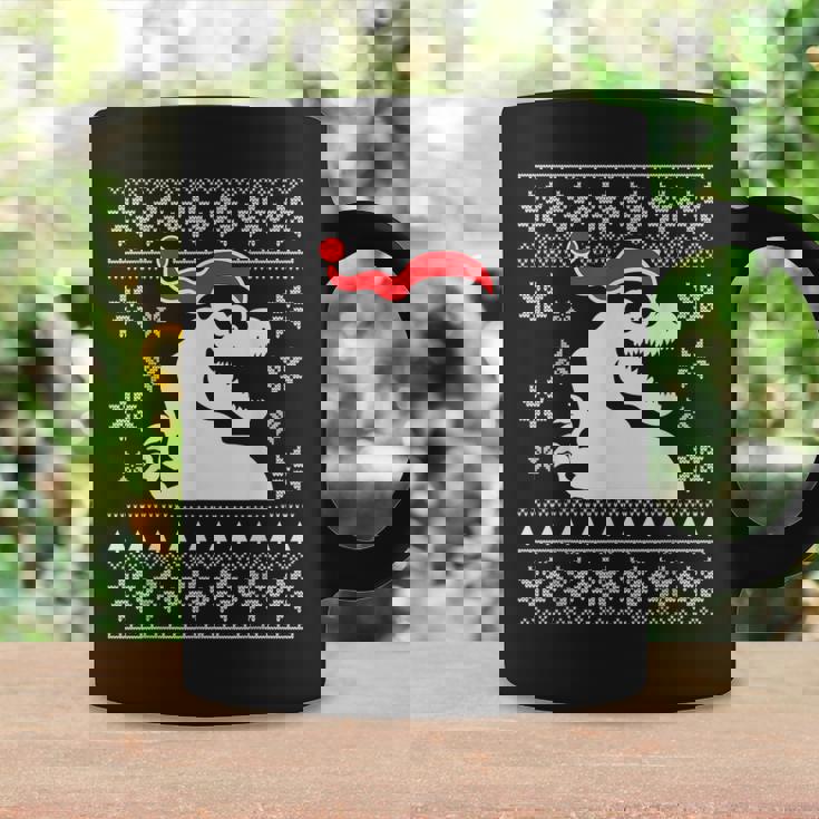 Ugly Christmas Sweater Trex For Dinosaur Fan Coffee Mug Gifts ideas