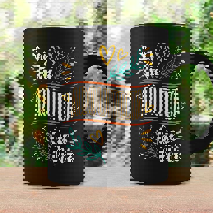 Una Arquitecta Que Mola Arquitecta Regalo Arquitectura Taza de café Ideas de regalos
