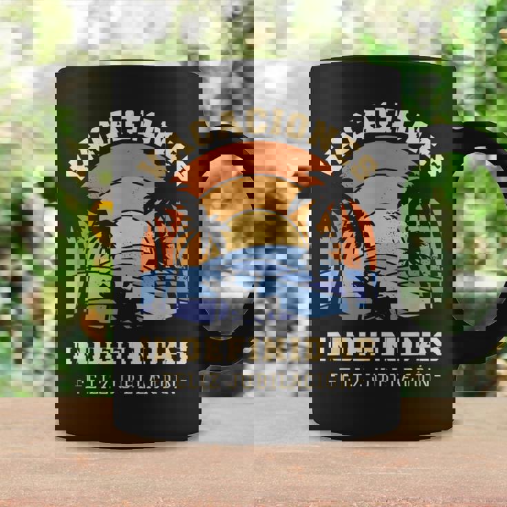 Vacaciones Indefinidas Regalo Feliz Jubilación Taza de café Ideas de regalos