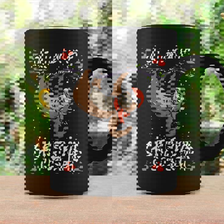 All I Want For Christmas Is A Sloth Ugly Christmas Sweaters Coffee Mug Gifts ideas