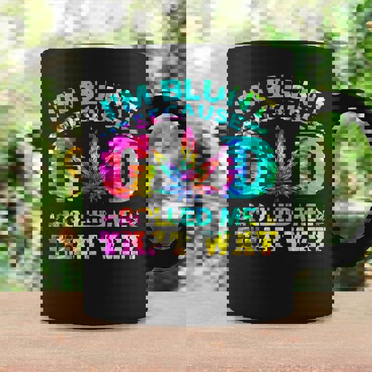 Weed Cannabis Marijuana Leaf Tie Dye Graphic 420 Stoner Coffee Mug Gifts ideas