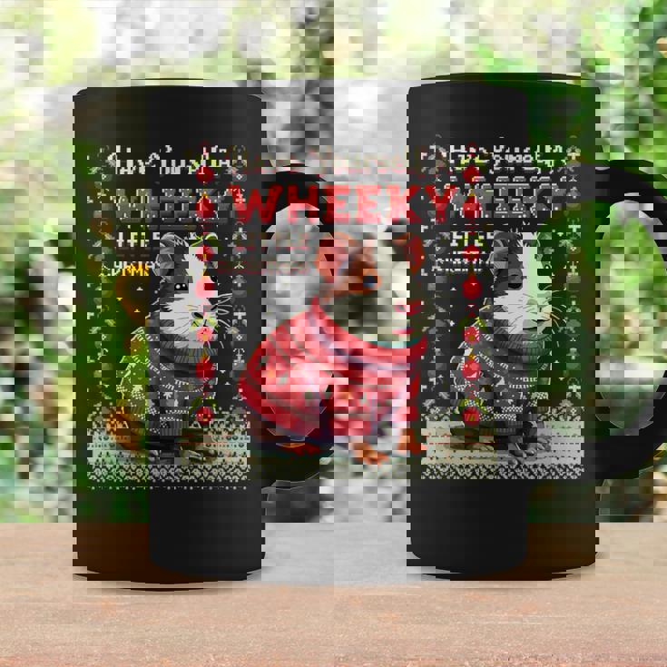 Wheeky Little Christmas Ugly Sweater Guinea Pig Coffee Mug Gifts ideas