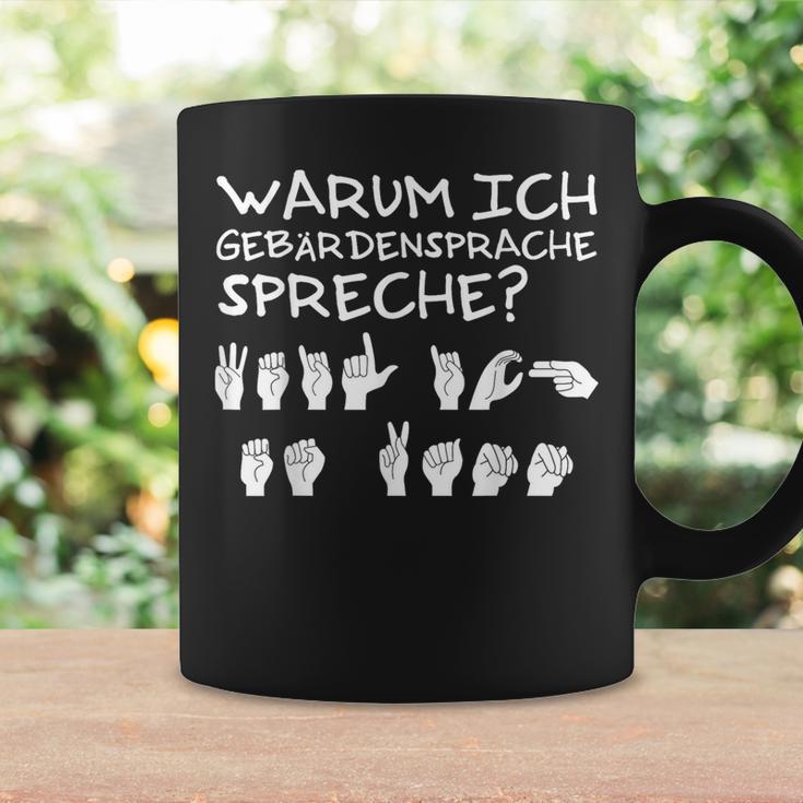 Why I Speak Sign Language Weil Ich Es Kann Tassen Geschenkideen