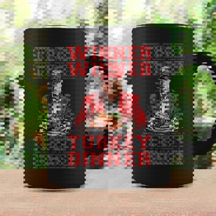 Winner Winner Turkey Dinner Humor Trump Thanksgiving Coffee Mug Gifts ideas